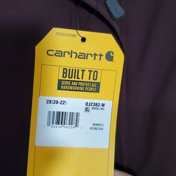 Carhartt Women's Maroon Jacket - Picture 5 of 13
